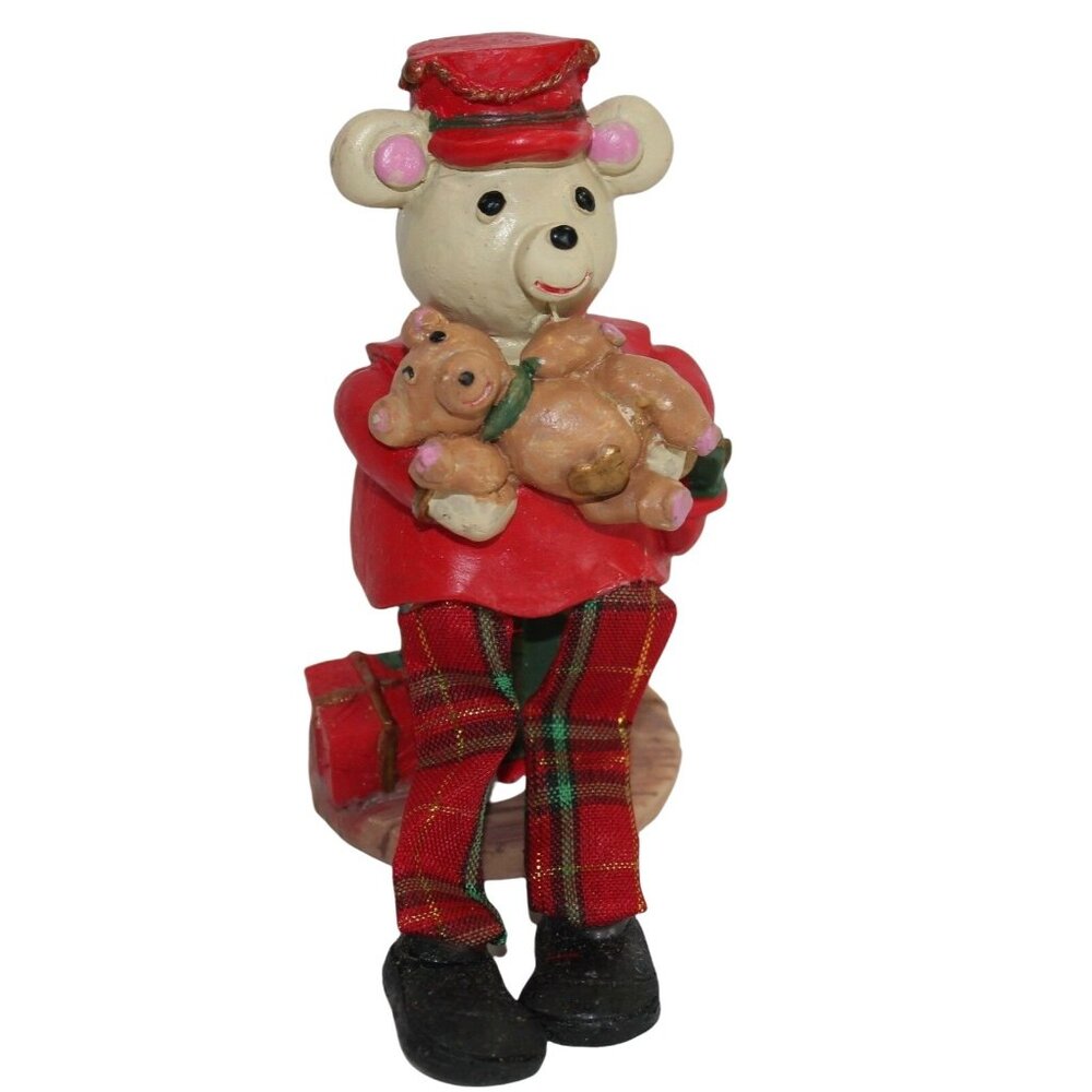 Holiday Collection Christmas‎ Mouse Bear Figurine Vintage